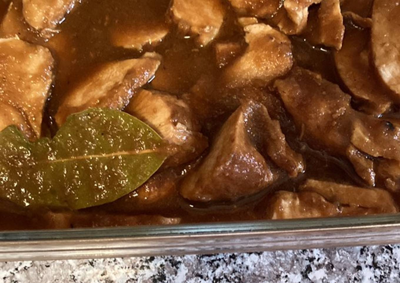 Pechuga de pollo en salsa