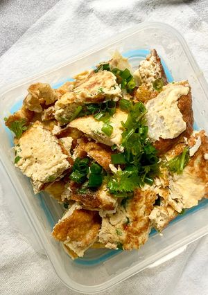 รูปของ ไข่เจียวหมูสับ ฟูนุ่มหนาแน่น เมนูข้าวกล่อง
