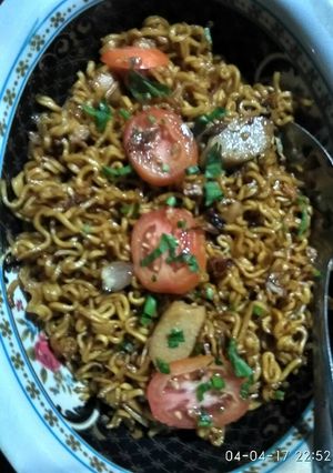Foto resep Mie goreng dadakan