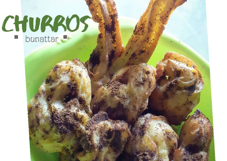 Bittersweet Churros (1telur, no mixer)