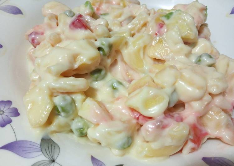 Recipe of Super Quick Homemade Creamy Fruit Chaat