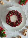 Cheesecake alla mozzarella con taralli e pomodorini