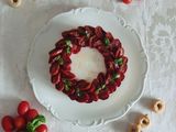 Cheesecake alla mozzarella con taralli e pomodorini