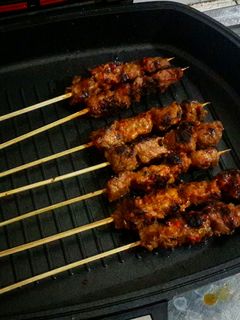 Foto resep Sate daging sapi/ komo empuk