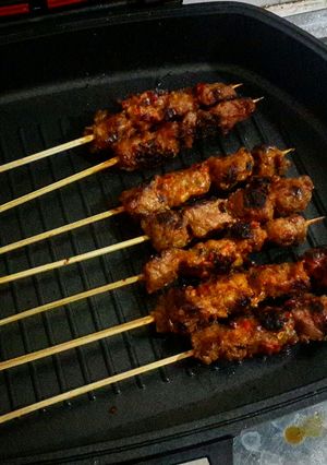 Foto resep Sate daging sapi/ komo empuk