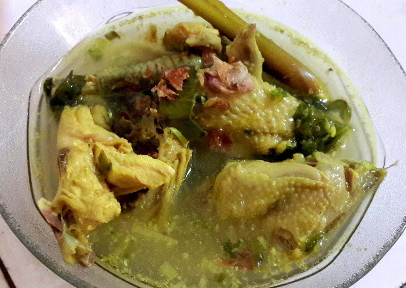 Soto ayam kampung lamongan sederhana