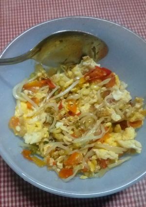 Foto resep Tumis Tauge Telur Tomat