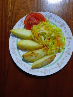 A picture of Quick rosemary - garlic potatoes.