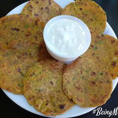 A picture of Saat Dhan Parathas.