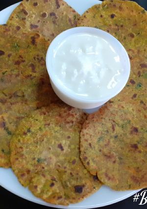 A picture of Saat Dhan Parathas.