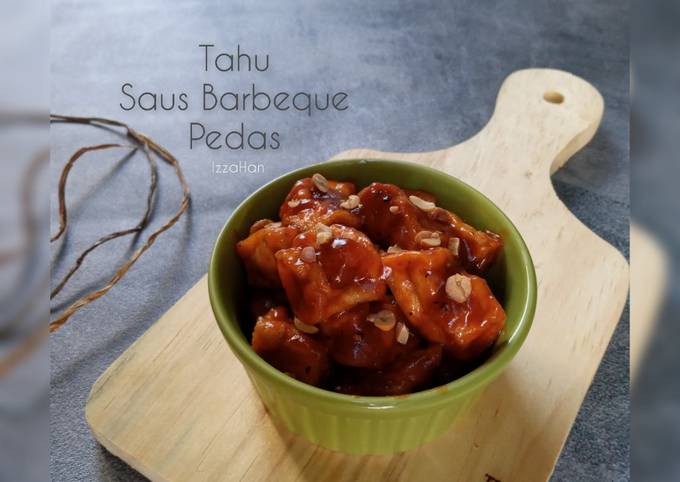 Tahu Saus Barbeque Pedas