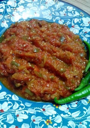 عکسی از دستور خوراک بادمجان