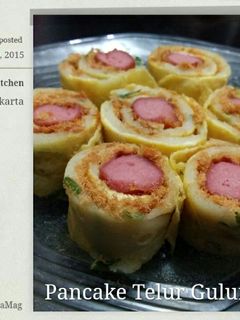 Foto resep Pancake Telur Gulung