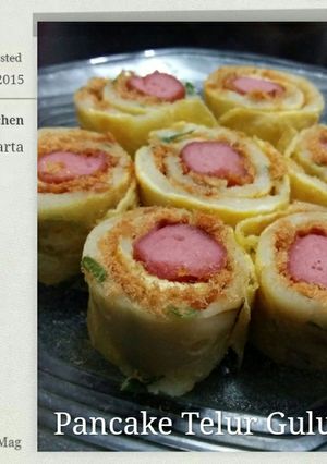 Foto resep Pancake Telur Gulung