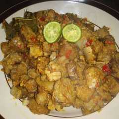 รูปของ Sambal goreng ikan PARI / Ikan Pe