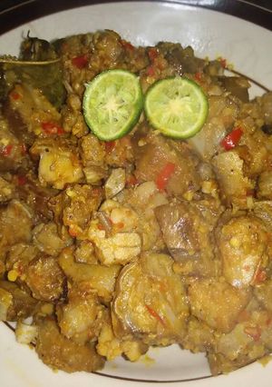 Foto resep Sambal goreng ikan PARI / Ikan Pe