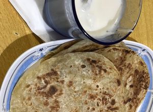 صورة لوصفة شباتي مع حليب وشاي