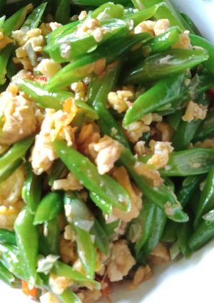 Foto resep Orak arik Buncis Telur