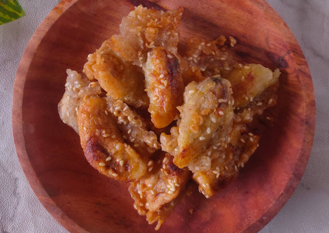 Pisang Goreng Wijen kayumanis