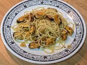 Una foto de mejillones a la italiana