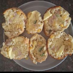 A picture of Easy Ham and Cheese Muffins.