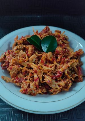 Foto resep Ayam Suwir Pedas