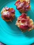 Muffins o mantecadas de spaghetti