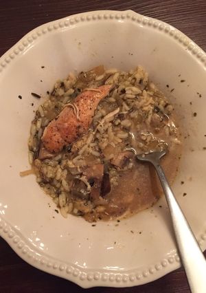 A picture of Crockpot Chicken Rice Stew.