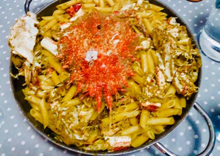 Penne alla granceola #maniinpastafirenze