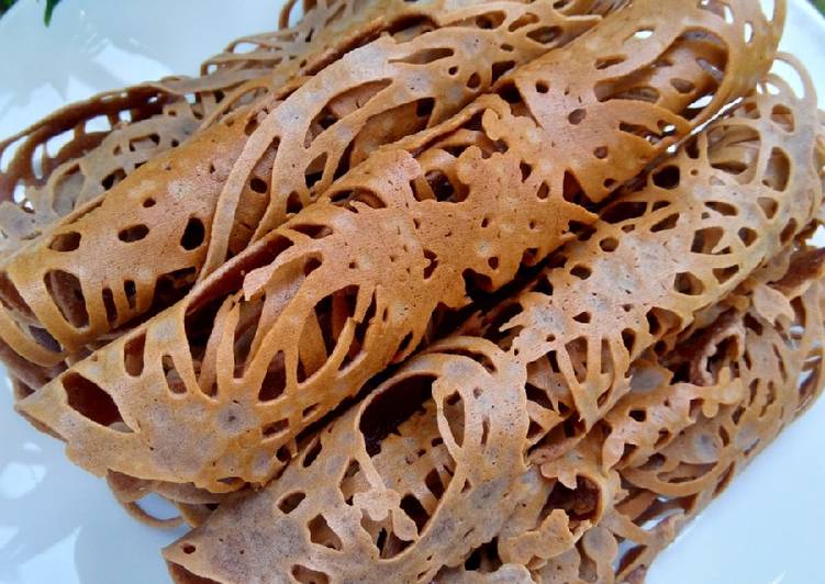 Bagaimana Membuat Sarang Laba Laba Chocolatos, Enak Banget