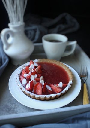 Foto resep Rhubarb Strawberry Pie