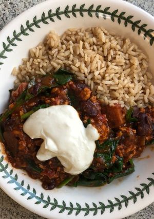 A picture of Chili with....