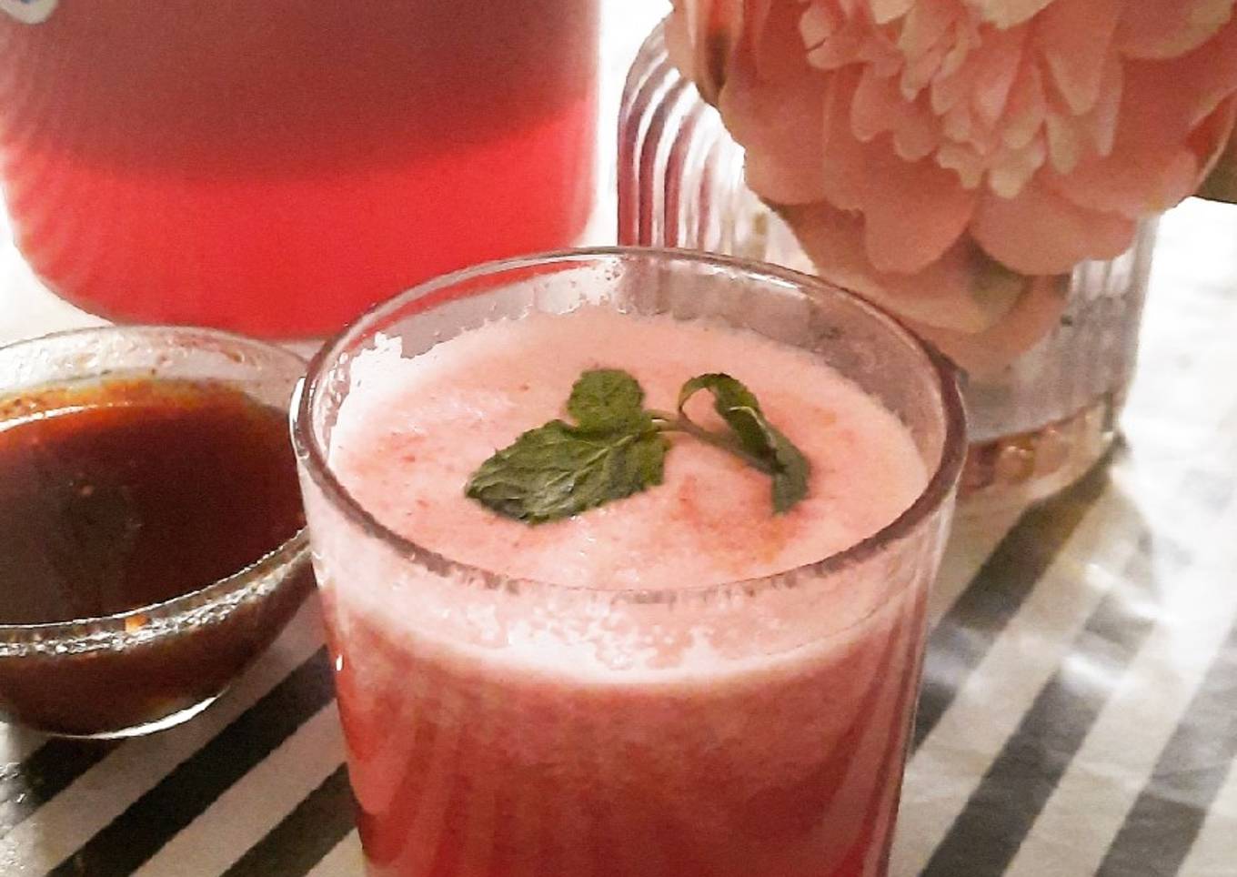 Refreshing Strawberry drink