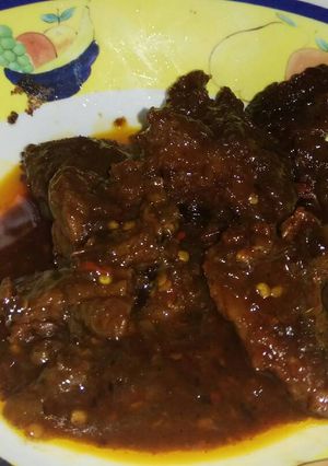 Foto resep Kambing goreng sambal kecap super instan
