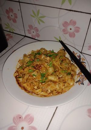 Foto resep Spicy Peanut Noodle