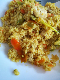 Una foto de Couscous de pollo