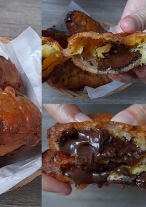 Foto resep Pisang goreng kopong isi cokelat