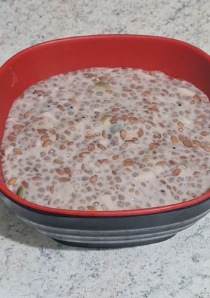 Una foto de Batido de semillas y frutos secos