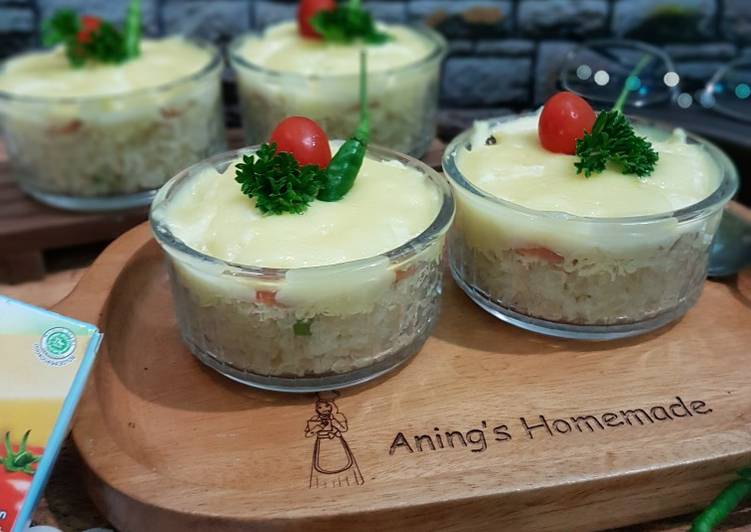 107. Cheesy Baked Rice ala Mozaru