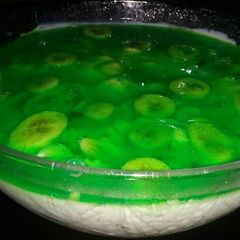 A picture of 🍌🍌🍌🍎👉Banana Jelly Custard Delight 🍌🍌🍌🍎  #ramadankitiyari.