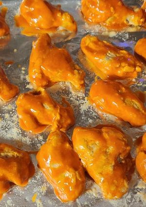A picture of Baked Buffalo Wings.