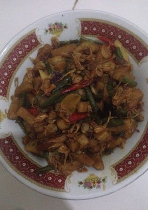 Foto resep Oreg tempe gembus kacang panjang