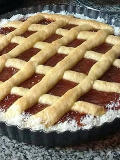 Una foto de Pastafrola fácil