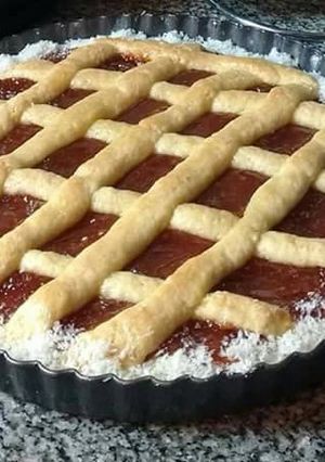 Una foto de Pastafrola fácil