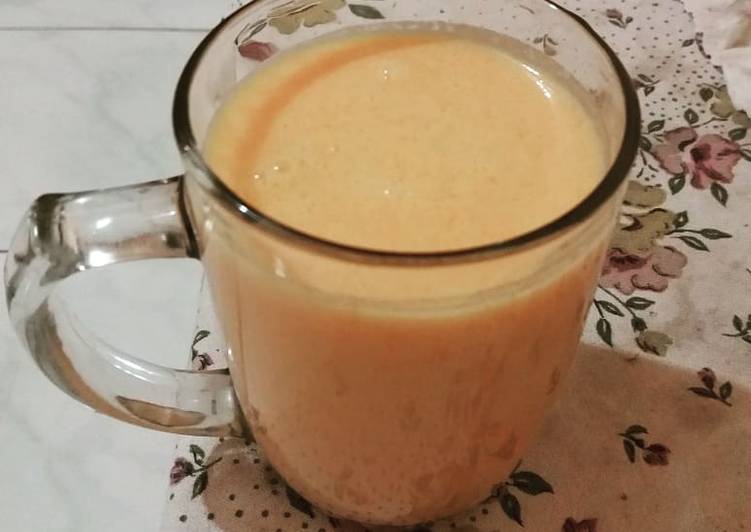 Bagaimana Menyiapkan Mix Apple Carrot Yogurt Juice, Menggugah Selera