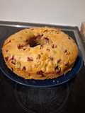 Gâteau pecan cranberries