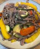 肉絲炒青菜
