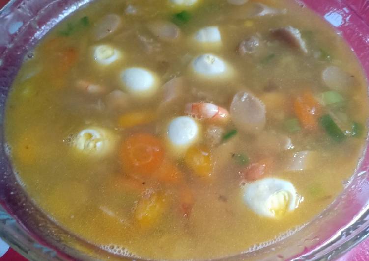 Sup telur puyuh Sup telur puyuh