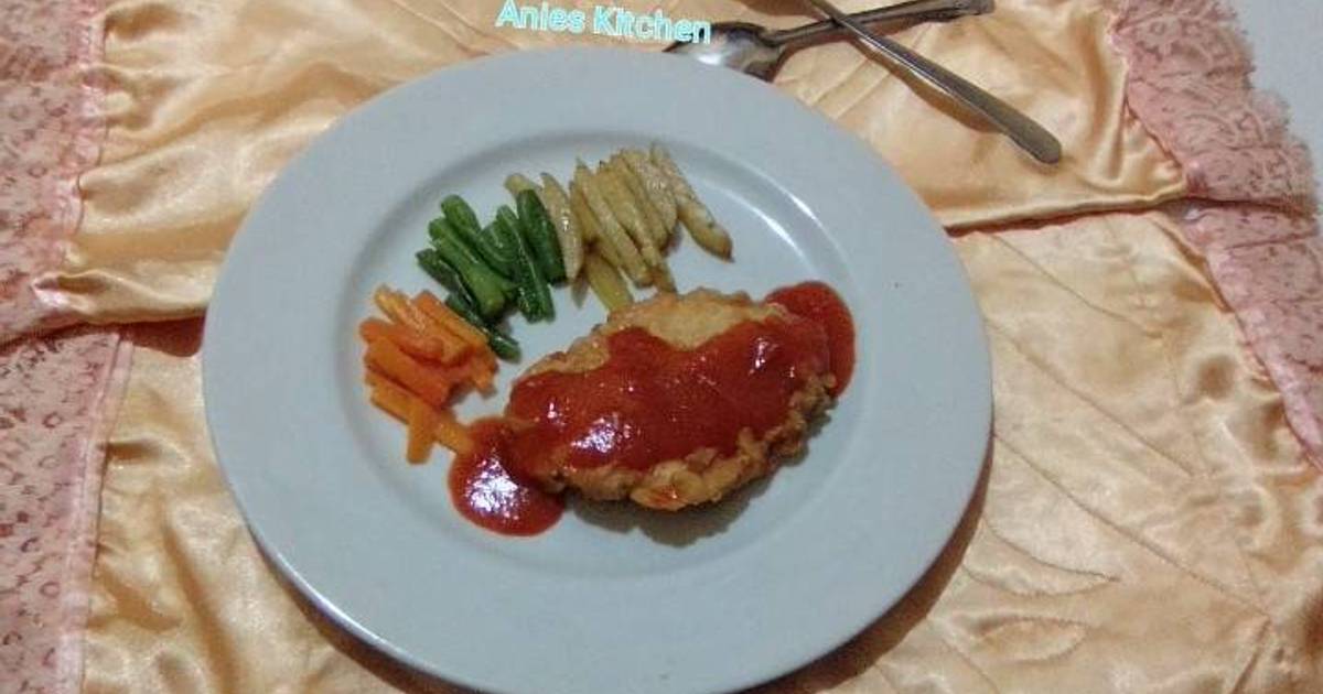 Resep Steak Ayam Crispy oleh anisatur raehan - Cookpad