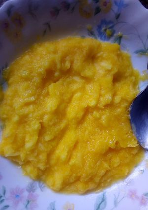 A picture of Mango dipping#season ingredients contest.